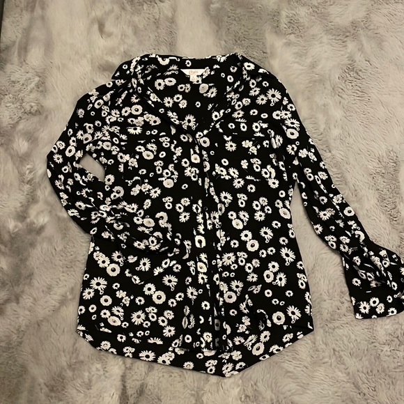 Collared button down dress blouse - Picture 1 of 2